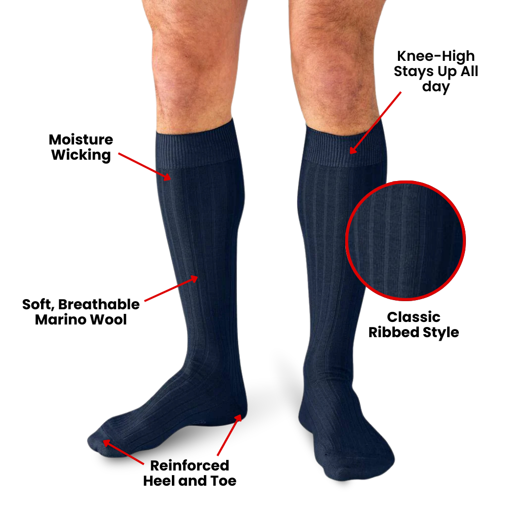 3 Pairs Mens Thermal Socks Thick and warm Boot Wool Fishing Socks, 6-11