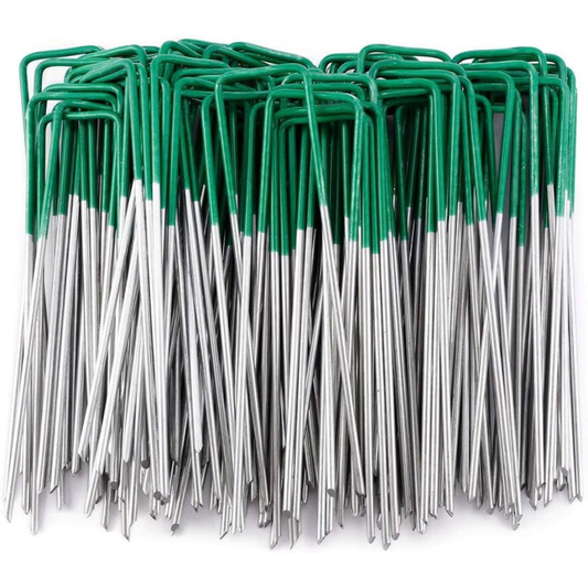 Artificial Grass Turf U Pins Galvanised Metal Pegs Staples Weed Garden Bevelled