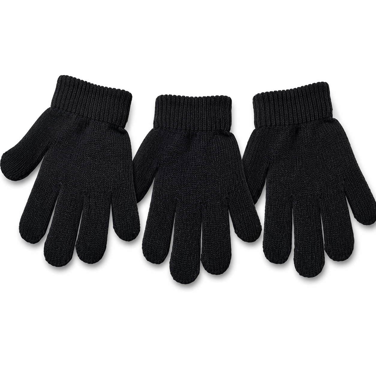 3 Pack Thermal Grip Gloves – Non-Slip Winter Wear