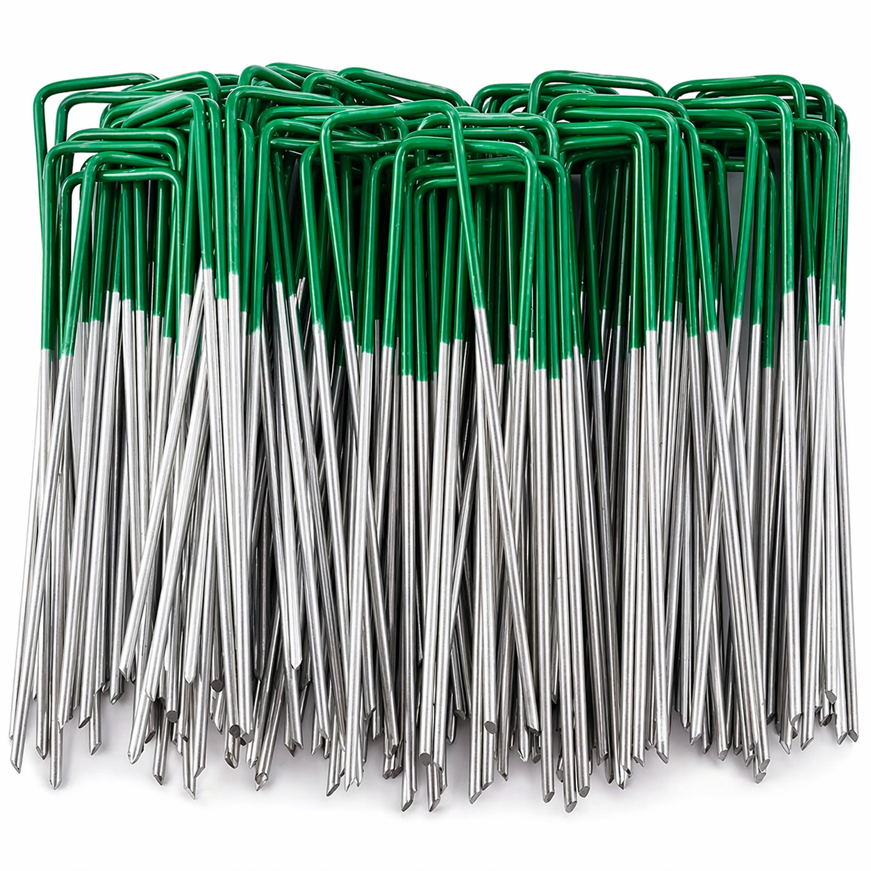 Artificial Grass Turf U Pins Galvanised Metal Pegs Staples Weed Garden Bevelled