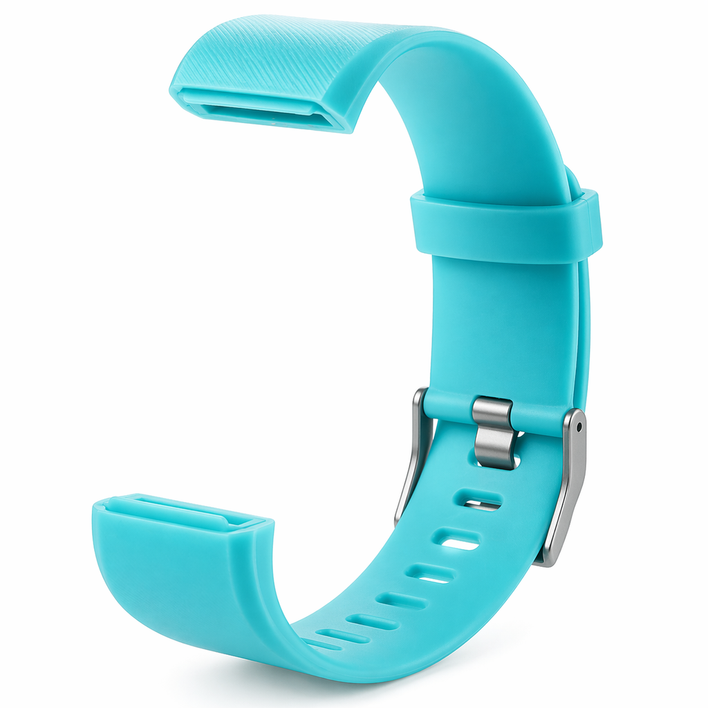 ID115 Plus Silicone Replacement Watch Strap ( Black , Green , Blue ) .