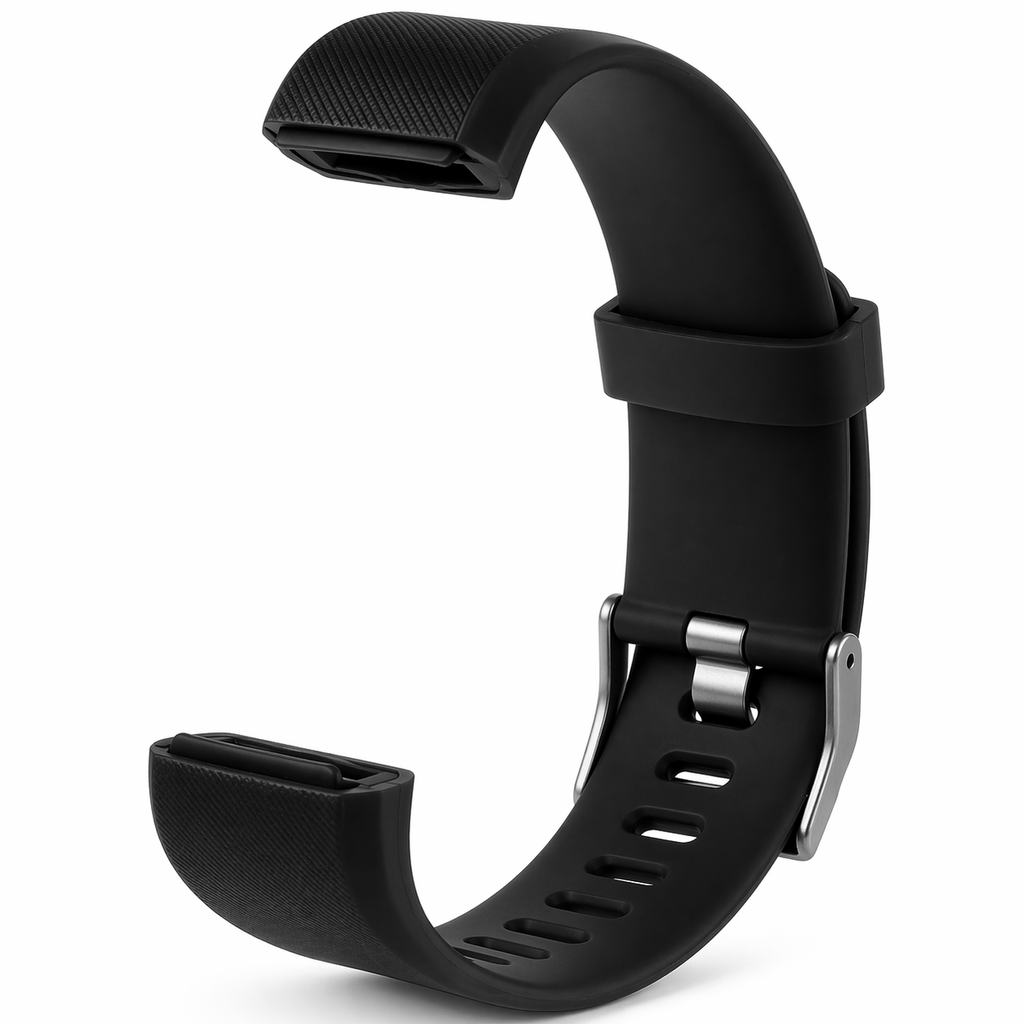 ID115 Plus Silicone Replacement Watch Strap ( Black , Green , Blue ) .