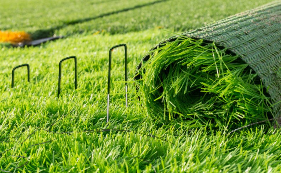 Artificial Grass Turf U Pins Galvanised Metal Pegs Staples Weed Garden Bevelled